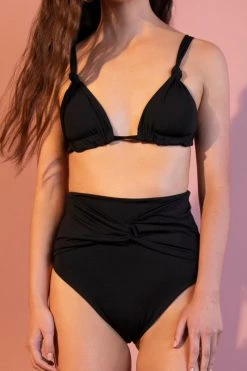 Ancora Official Online Store Bottom The Maxi Nudo Basic Black HW High Waisted