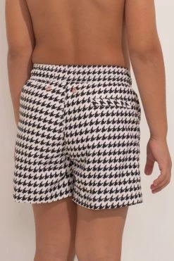 Ancora Official Online Store Swim Trunk The Vichy Black Kids