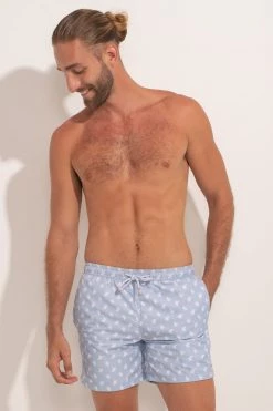 Ancora Official Online Store Swim Trunk The Traveler Blue Men
