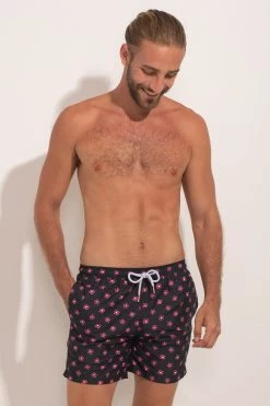 Ancora Official Online Store Men Swim Trunk Floral Polaroid