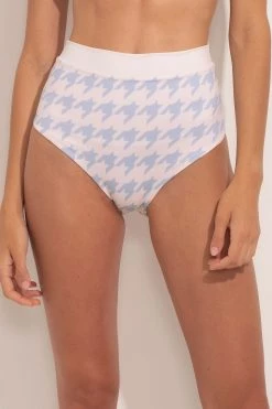 Ancora Official Online Store Bottoms Bottom The Vichy Muse Light Blue HW