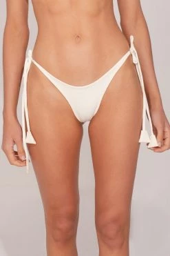 Ancora Official Online Store Bottom The Iconic Bralette Ivory Ruched SC