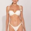 Ancora Official Online Store Bottom The Iconic Bralette Ivory Ruched SC