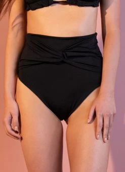 Ancora Official Online Store Bottom The Maxi Nudo Basic Black HW High Waisted