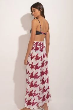 Ancora Official Online Store Pants The Vichy Muse Cherry Scrunchie Women