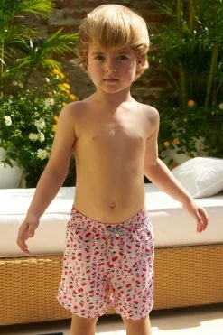 Ancora Official Online Store Kids Swim Trunk Cherry Blossom