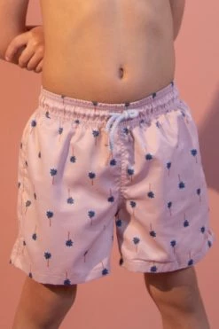 Ancora Official Online Store Kids Swim Trunk Palms Feel Good