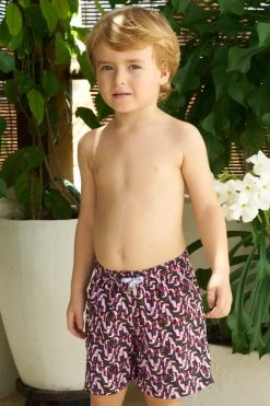 Ancora Official Online Store Swim Trunk Pelican Jungle Kids