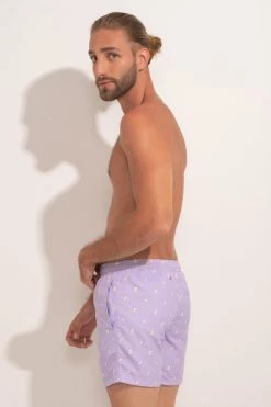 Ancora Official Online Store Men Swim Trunk Sunrise Lavender