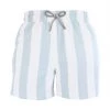 Ancora Official Online Store Kids Swim Trunk Swimmer Stripes Light Blue