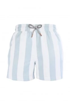 Ancora Official Online Store Kids Swim Trunk Swimmer Stripes Light Blue