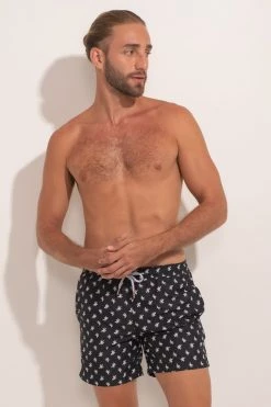 Ancora Official Online Store Swim Trunk Traveler Black Men